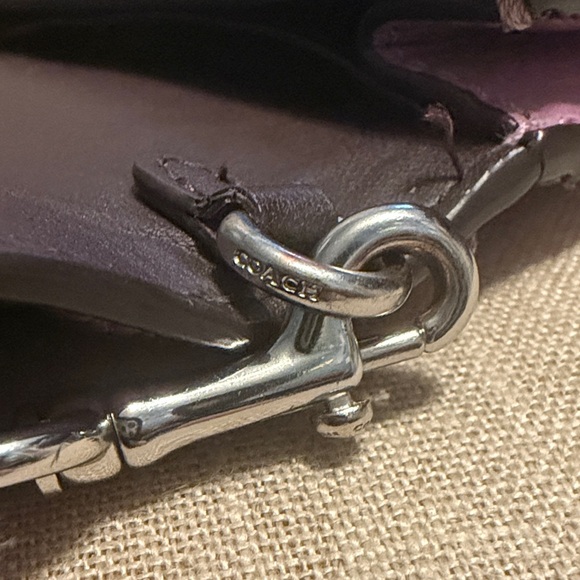 Coach Lavender Anna Foldover Clutch/Crossbody Bag, No. G2180-3037 - Picture 13 of 15